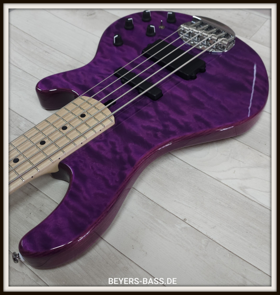 Preview: Lakland Skyline 55-02 Deluxe, Translucent Purple Gloss